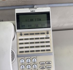 埼玉県内　NECビジネスフォン移設工事